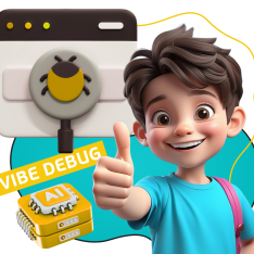 Тестирование & Vibe Debug. Охотники за багами - КИБЕРшкола программирования для детей, компьютерные курсы для школьников, начинающих и подростков - KIBERone г. Качканар