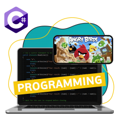 Программирование на C#. Удивительный мир 2D-игр - КИБЕРшкола программирования для детей, компьютерные курсы для школьников, начинающих и подростков - KIBERone г. Качканар